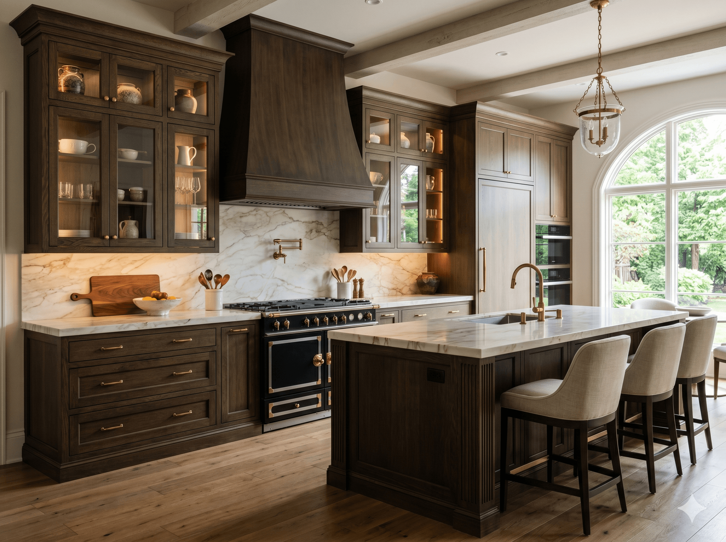 Modern mid-century kitchen remodel by RA Contracting
